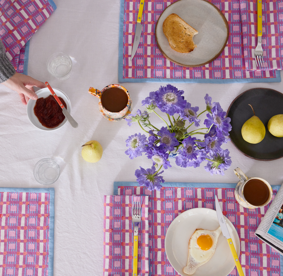 Iris Plaid Placemat