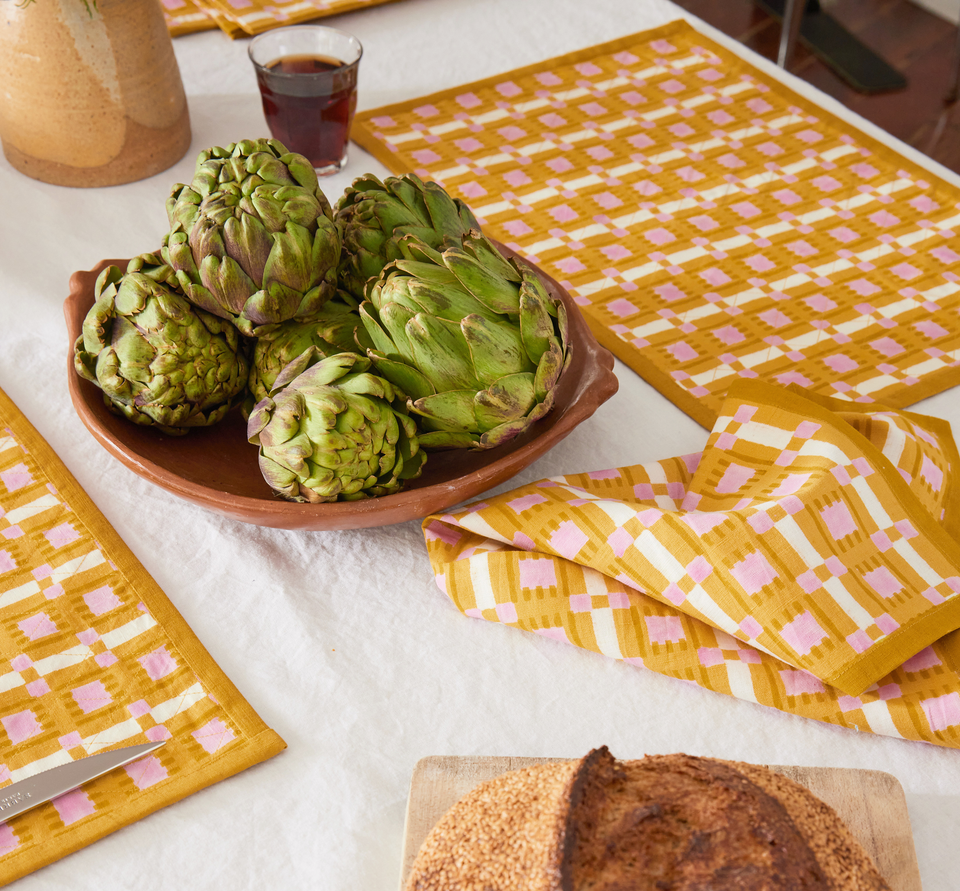 Desert Plaid Napkin