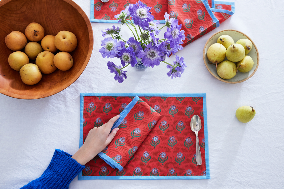 Red Carnations Placemat