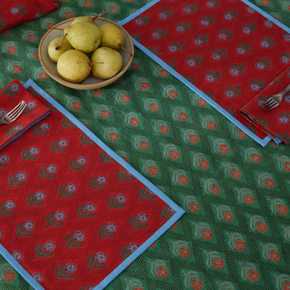 Red Carnations Napkin