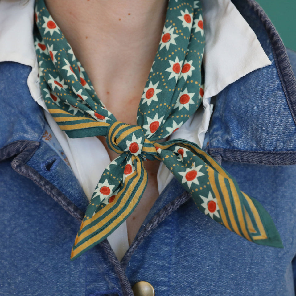 Lucky Star Bandana | Pine