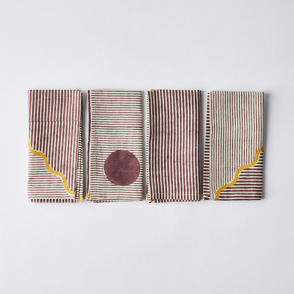 Riverbend Napkin | Plum