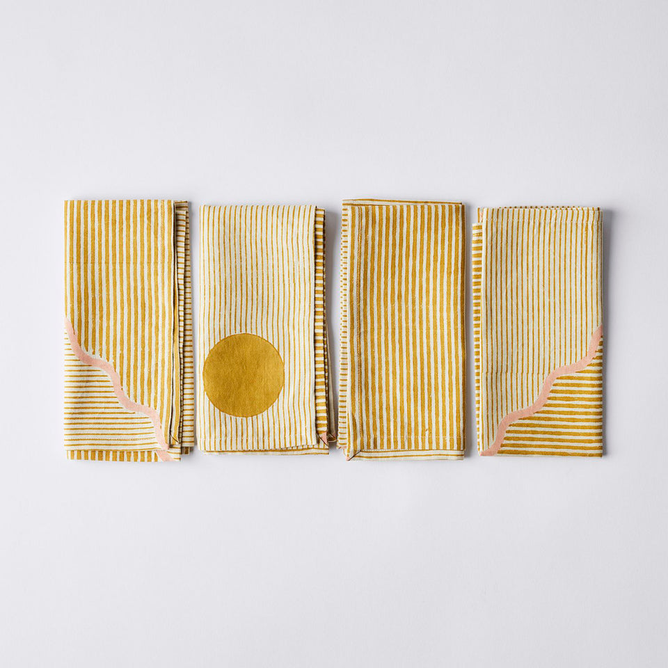 Riverbend Napkin | Ochre