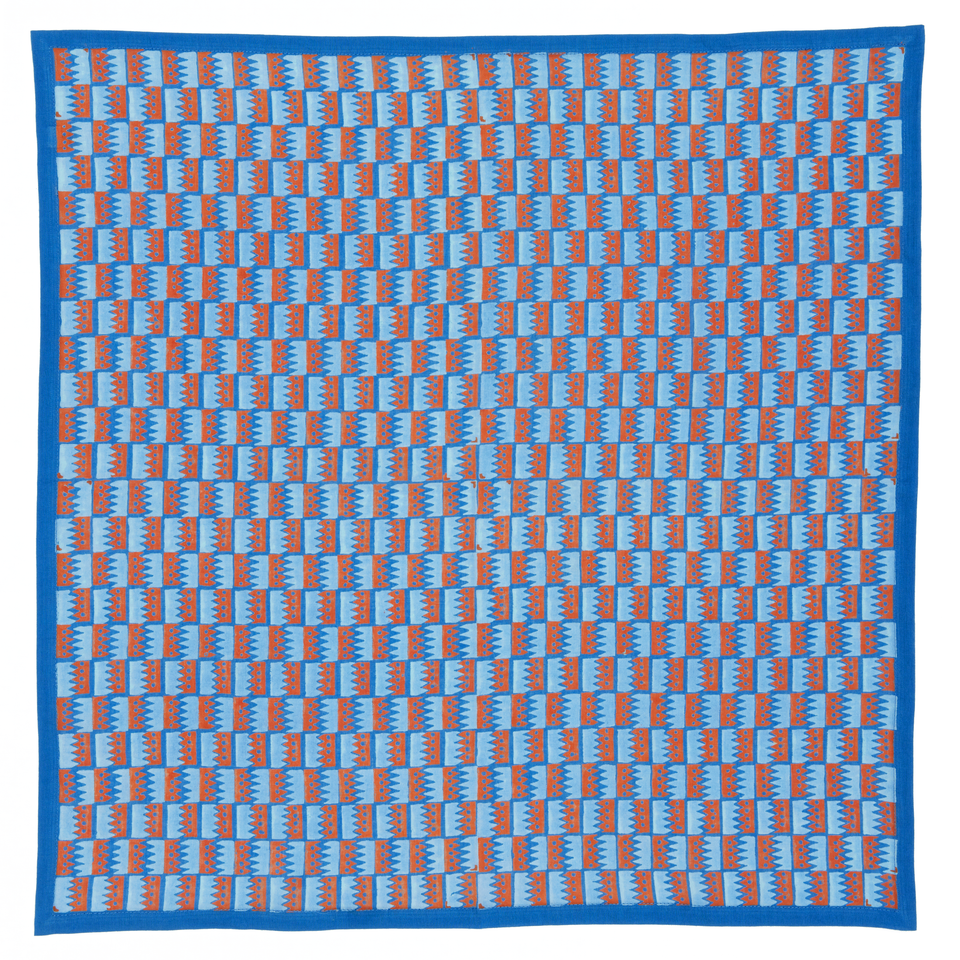 Sapphire Jigsaw Bandana