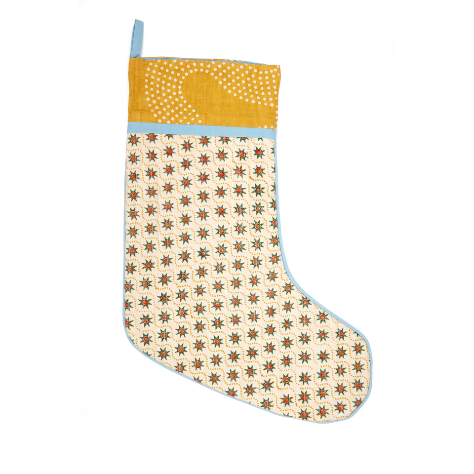 Lucky Star Stocking | Cream