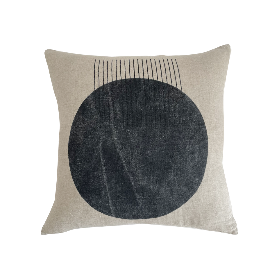 18" Metronome Pillow | Flax