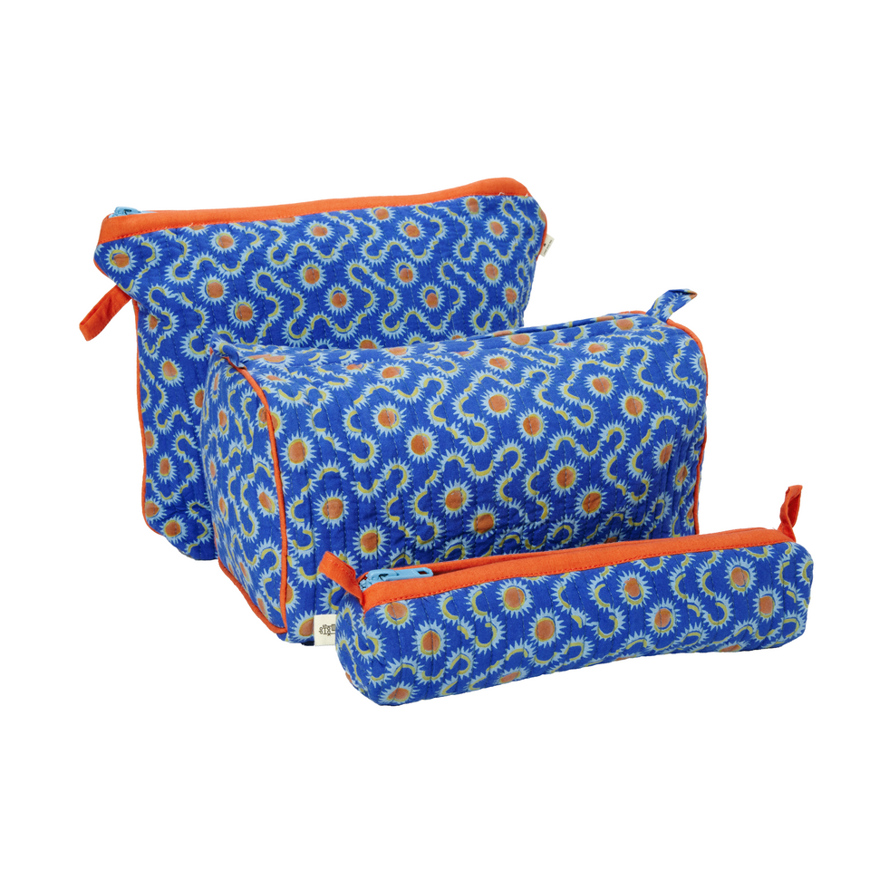 Sundial Travel Pouch | Cobalt