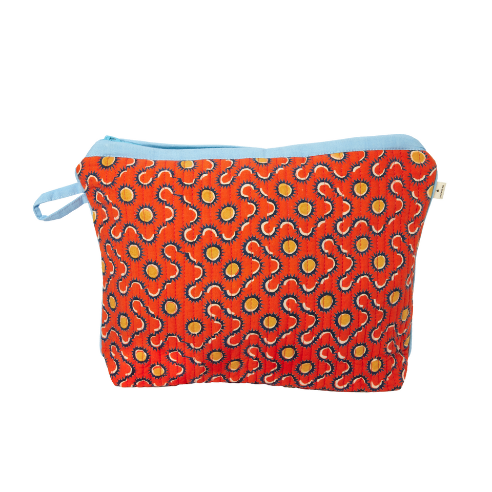 Sundial Travel Pouch | Red