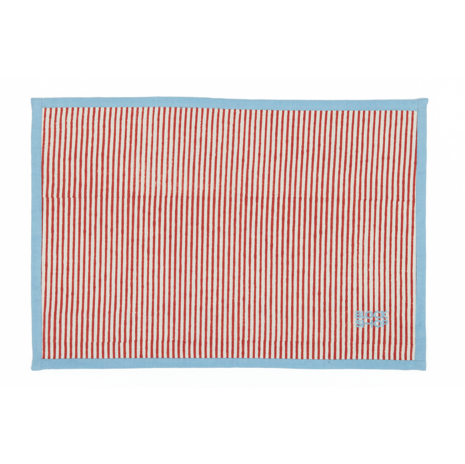 Red Wiggle Stripe Placemat