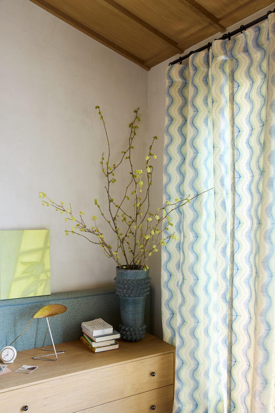 Little Zipper Curtain | Aqua